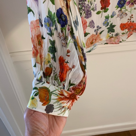 Olivacious Spring Floral Blouse - Picture 8 of 11
